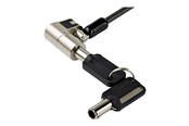 Akcesoria komputerowe - StarTech.com 6' (2m) 3-in-1 Universal Laptop Cable Lock - Keyed Security Lock for K-Slot Nano & Wedge Slot Desktop/Laptop - Anti-Theft security cable lock - LTULOCKKEY