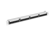Akcesoria sieciowe - Lanberg patch panel 24 port 1U cat.6A UTP grey - PPUA-1024-S