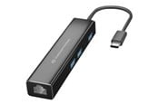 USB hub - Conceptronic DONN07B - hub - 3 ports USB hub - 3 - Czarny - DONN07B