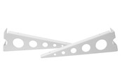 Wsporniki i zawiasy  - Home>it Shelf bracket CPH 27cm x 2 - white - 16789
