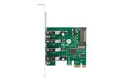 Kontroler, sterownik - Lanberg PCE-US3-004 - USB adapter - PCIe - USB 3.1 Gen 1 x 4 - PCE-US3-004