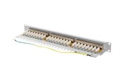Akcesoria sieciowe - Lanberg PPSA-1024-S - patch panel - 1U - 19" - PPSA-1024-S