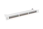 Akcesoria sieciowe - Lanberg PPS7-1024-S - patch panel - 1U - 19" - PPS7-1024-S