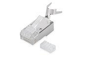 Kabel sieciowy - DIGITUS CAT 6A Modular Plug - Srebrny - AK-219604