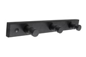 Wsporniki i zawiasy  - Home>it Pine coat rack – 3 pegs – black - 12210