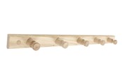 Wsporniki i zawiasy  - Home>it Oak coat rack - 5 pegs - 12216