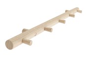Wsporniki i zawiasy - Home>it Smart oak coat rack - 5 pegs - 12220