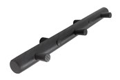 Wsporniki i zawiasy  - Home>it Smart oak coat rack - 3 pegs - black - 12224