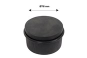 Wsporniki i zawiasy  - Home>it Door stopper Ø76 mm - black oak - 12230