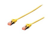 Kabel sieciowy - DIGITUS patch cable - 50 cm - yellow RAL 1018 - 0.5m - DK-1644-005/Y