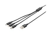 Kabel wyświetlacza - DIGITUS Lightning cable - 1 m - AK-300160-010-S
