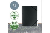 Teczka i podkladka z klipsem - Leitz Teczka segregująca Recycle, czarny - 39150095