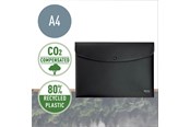 Teczka i podkladka z klipsem - Leitz Teczka kopertowa Recycle, czarny - 46780095