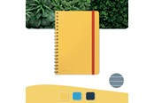 Zeszyty, notesy i formularze - Leitz Cosy Notebook Soft Touch Ruled Wirebound Warm Yellow - 45270019