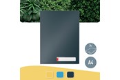Koszulki, ofertówki i przekladki - Leitz Ofertówka A4 z 3 przegródkami  Cosy Aksamitny szary - 47160089