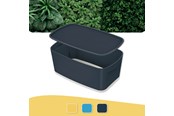Archiwizacja i przechowywanie - Leitz Mały pojemnik do przechowywania  MyBox Cosy, z pokrywką Aksamitny szary - 52630089