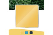 Konferencja i prezentacja - Leitz Tablica szklana magnetyczna Cosy 450 x 450 mm Ciepły żółty - 70440019