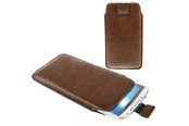 Telefon - Pokrowiec i etui - ITSKINS leather sleeve XL - Brown - UNXL-SLEVE-BROW