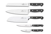 Przybory kuchenne - Lion Sabatier Pluton knife set steel/black - 20594