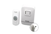 Urzadzenia elektryczne - Foss Europe Trend door bell value white plug in - 102012