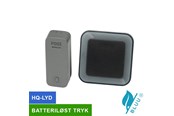 Urzadzenia elektryczne - Foss Europe Trend door bell premium bluu1 charcoal battery - 102021