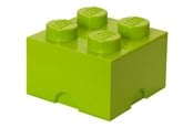 Pokój dzieciecy - LEGO STORAGE BRICK 4 - YELLOWISH GREEN - 40031220