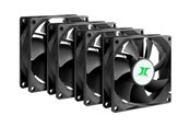 Wentylator obudowy - Inter-Tech IPC Fan Set  80x80x25mm | 8888729 - Wentylator obudowy - 80mm - Czarny - 88887290
