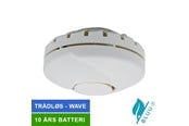 Bezpieczenstwo - Foss Europe Life smokealarm bluu circle 10+ wireless - wave - 100255