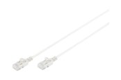 Kabel sieciowy - DIGITUS Slim - patch cable - 1 m - grey - Szary - 1m - DK-1617-010S
