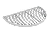 Dekoracje - Home>it Doorstep grid semicircular - galvanised - 19012