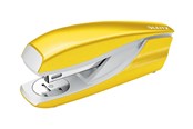Dziurkacz i zszywacz - Leitz Zszywacz średni metalowy NeXXt Series Żółty - 55021016