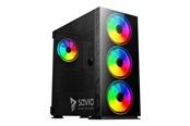 Obudowa komputerowa - Savio Prime X1 ARGB - MDT - extended ATX - Obudowa komputerowa - Tower - Czarny - SAVGC-PRIMEX1