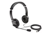Sluchawki, zestaw sluchawkowy - Kensington USB Hi-Fi Słuchawki z mikrofonem - K97601WW