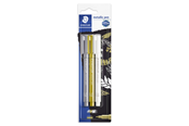 Przybory do pisania i rysowania - Staedtler DŁUGOPIS METALICZNY 2+1/BK - 8323-S BK3