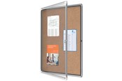 Konferencja i prezentacja - Nobo Korkowa gablota Premium Plus, zamykana na klucz, 9 x A4 - 1902564