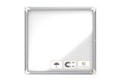 Konferencja i prezentacja - Nobo Magnetyczna gablota zewnętrzna Premium Plus, zamykana na klucz, 6 x A4 - 1902578