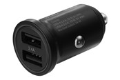 Telefon - Adapter i Ladowarka - Deltaco 12/24 V USB car charger with dual USB-A po - USB-CAR127