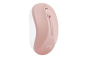 Myszka - Natec Toucan - mouse - 2.4 GHz - white pink - Myszy - Optyczny - 3 - Biały - NMY-1652