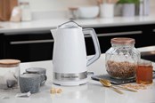Czajnik elektryczny - Russell Hobbs Czajnik elektryczny Structure Kettle - Biały z akcentami ze stali nierdzewnej - 2400 W - 28080-70