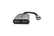 Kabel audio - ALOGIC Ultra USB-C to USB-C Audio and USB-C Charging Combo Adapter - UL2CAPW-SGR
