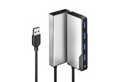 USB hub - ALOGIC USB-A Fusion SWIFT 4-port Hub - Space Grey USB hub - 4 - USB 3.2 - Szary - UAFUUA-SGR