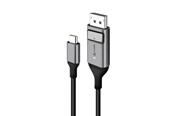 Kabel wyświetlacza - ALOGIC Ultra - USB-C - DisplayPort - 2m - Szary - ULCDP02-SGR