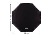Fotel gamingowy - DUTZO Onyx Gaming Mata podłogowa - Czarny - DFloormat-120-hex-black