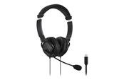 Sluchawki, zestaw sluchawkowy - Kensington Słuchawki z mikrofonem , USB-C, Hi-Fi - K97457WW