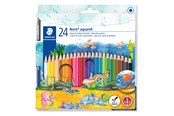 Materialy hobbystyczne - Staedtler Kolorowe kredki ołówkowe Noris aqu 100% PEFC - 144 10NC2412