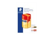 Przybory do pisania i rysowania - Staedtler Double-hole tub sharpener round BK - 512 006 BK