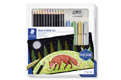 Materialy hobbystyczne - Staedtler Mixed Black & White  Zestaw 100% PEFC - 61 149C