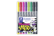 Przybory do pisania i rysowania - Staedtler Lumocolor perm. zestaw mieszany 8szt. - 31-S WP8