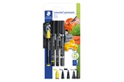 Przybory do pisania i rysowania - Staedtler Marker Set Lumocolor 4pcs variant - 60 BK-5