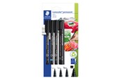 Przybory do pisania i rysowania - Staedtler Marker Set Lumocolor 4pcs variant - 60 BK-6
